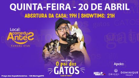 André Assunção – O Pai Dos Gatos em Maringá