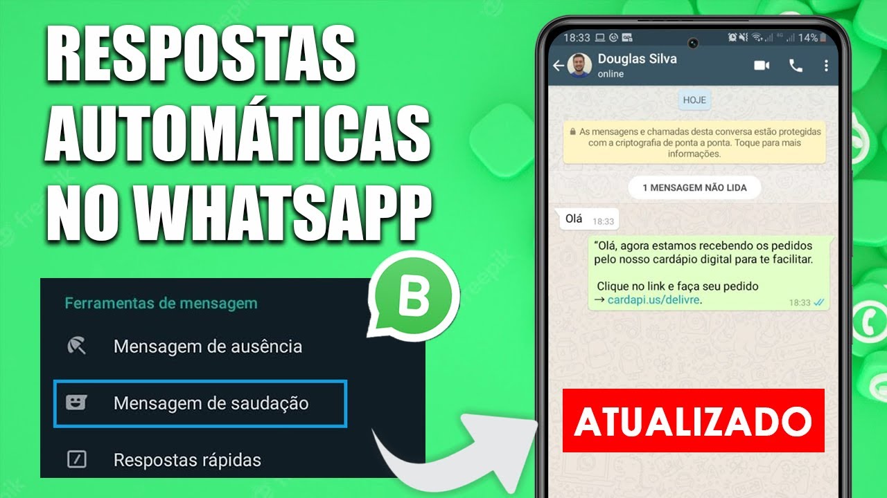 Configurar mensagens automáticas no WhatsApp Business
